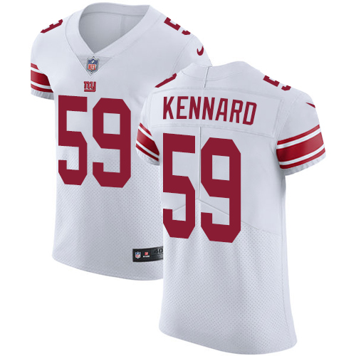 Nike Giants #59 Devon Kennard White Men's Stitched NFL Vapor Untouchable Elite Jersey - Click Image to Close